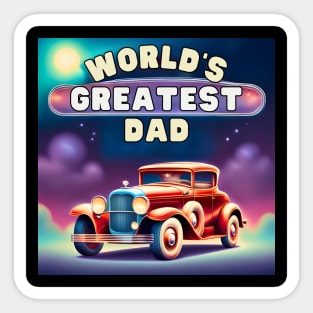 World’s Greatest Deuce Coupe Dad Sticker